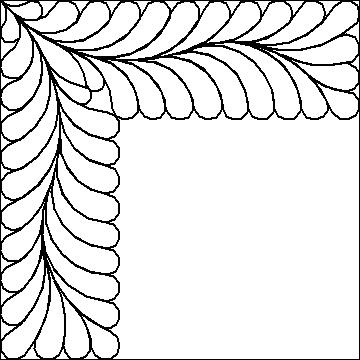 (image for) Feather Corner-L00243*